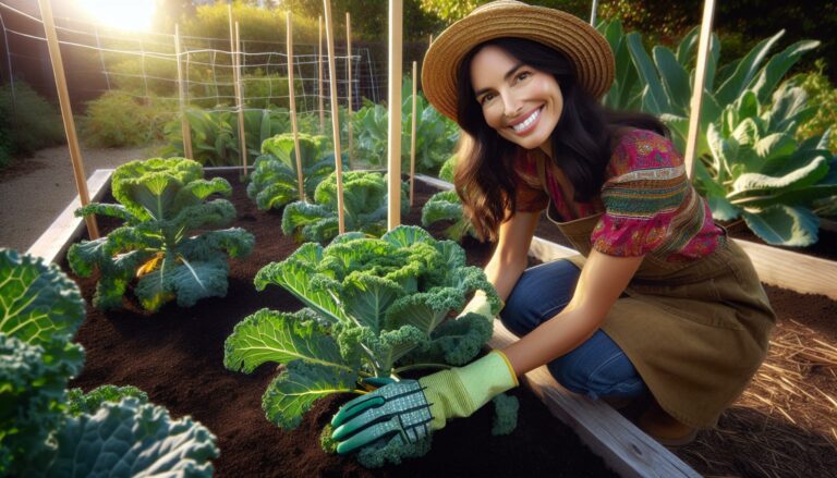 kale square foot gardening